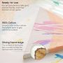 Stretched Canvas Triangle Blank Canvas on Pine Wood Frame 100% Cotton Art Supplies for Acrylic Pouring and Oil Painting