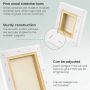 Stretched Canvas 4x4 5x7 8x10 9x12 and 12x16 Inches 100% Cotton Art Supplies for Acrylic Pouring
