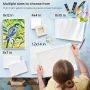Stretched Canvas 4x4 5x7 8x10 9x12 and 12x16 Inches 100% Cotton Art Supplies for Acrylic Pouring