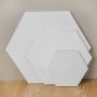 Hexagon White Cotton Canvas Watercolor Painting DIY Crafts for Professional Artist Canvas Oil Painting