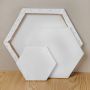 Hexagon White Cotton Canvas Watercolor Painting DIY Crafts for Professional Artist Canvas Oil Painting