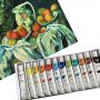 Genuine tube design non-toxic 12ml artist oil color paint set for painting