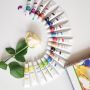 non-toxic 18 colors 12ml artist acrylic paint set