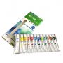 Portable vivid 12 colors 12ml artist drawing watercolor paint set