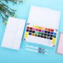 12/18/24 colors high quality foldable art solid watercolor paint sets for art painting