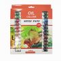 wholesale non-toxic 24 colors 12ml artist oil paint color set for kids