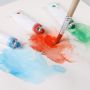 Custom professional artist kids drawing washable watercolor paint set for art