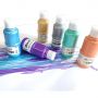 amazon hot sale 120ml artist kids metallic acrylic colour paint for art painting