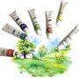Design Novel New Trend Easy To Cleaning Professional 6 Colors Art Supplies Watercolor Set