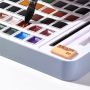 portable kids solid cake water colors artist glossy water color paint set