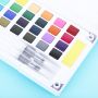 12/18/24 colors high quality foldable art solid watercolor paint sets for art painting