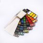 New arrival portable pocket travel bright color 42 olors solid watercolor paint set