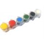 Factory bulk supply cheap acrylic paint set 6 colors 5ml-pot each