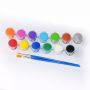 13 Colors Multipurpose Kids Crafting Acrylic Paint with Glitter Paint included