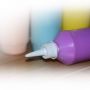 Students Water Colour Set 6X500ml Refill Tubes - Neon Fluorescent Metallic