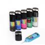 6Pcs 1.1 Oz 3D Permanent Textile Fabric Paint