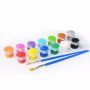 Factory bulk supply cheap acrylic paint set 6 colors 5ml-pot each
