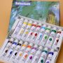 Wholesale Customized Non Toxic 12Ml Oil Paint Colours 18 Color Set
