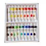 Sample Free 18 Assorted Classic Colors 12ml tube Acrylic Paint Set