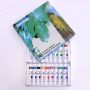 18 Vibrant Colors in 12ml Aluminum Tube Premium Artist Oil Paint Set