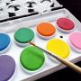 Factory price assorted Dry Pan Water Color Paint set 12-Pack W/ Paint Brush