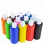 2oz Water Based Crafters Acrylic Paint Art Craft All Colours Non Toxic, Vibrant Colors 12 Assorted Vibrant Colors Set PET Bottle