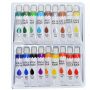 Free sample factory wholesale 18 colors artist acrylic color paint set