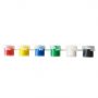 Bulk Wholesale Non-toxic Safe 6 colors 2ml Acrylic Paint Pots
