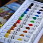 12 Vivid Colors Richly Pigmented Heavy Body Acrylic Paint Set for Beginners and Hobby Painters