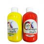 6 color assorted 8 fl oz washable tempera paint for kids sponge painting &finger painting