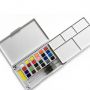 24 Assorted Travel Pocket Built-in Watercolor Palette Set