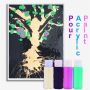 4 Colors Pre Mixed High Flow Pouring Acrylic Paint Set