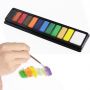 12 Half Pan Artist Professional Watercolor Paint Set in Portable Tin Box for Field Sketching & Outdoor Painting
