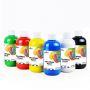 6 color assorted 8 fl oz washable tempera paint for kids sponge painting &finger painting