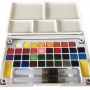 24 Assorted Travel Pocket Built-in Watercolor Palette Set