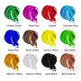 3D heavy body 24x12ml artist acrylic paint set with paint brushes