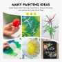 18 colors large volume 380ml washable tempera paint for kids finger painting