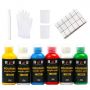 acrylic puring paint rock painting diy kit effects acrylic pouring paint kit