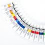 non toxic 24 colors 12ml wholesale art acrylic paint set