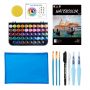 Hot sell Solid Watercolor Paint Set With Watercolor Paint Brush For Art Supplies
