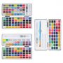 50/72/90 colors solid watercolor paint tin box art set
