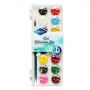 Beginners Entry Painting Supplies Color Water Painting 16 Colors Washable Water Soluble Solid Watercolor Powder Paint Set