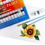 30pcs with Easel Artist acrylic paint brush set
