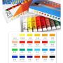 Children'S Diy Hand-Painted Acrylic Paint 12 Color Material Set Painted Paint Set