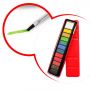 Superior Quality Painting 12 Colors Fabric Colour Solid Water Color Cake Paint Powder Watercolor Paint Set With Brush
