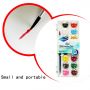 Beginners Entry Painting Supplies Color Water Painting 16 Colors Washable Water Soluble Solid Watercolor Powder Paint Set