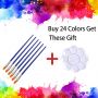 Pigment Acrylic Set Dye Small 24 Waterproof Hand-Painted Children Diy Pigment Set
