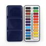 12/18/24/36 Colors Solid Water Color Paint Set Metal Iron Box Watercolor Painting Pigment Pocket Set For Drawing Art