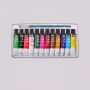 High Quality Art Supplies Professional Non-Toxic 12 Colors 12ML Aluminum Tube Oil Paint Set