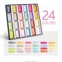 6/8/9/15/24 Metallic Colors Watercolor Drawing Painting Pigment Travel Paints Set in TIN BOX PACKING